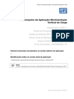 CFW-11 - Informações Da Aplicação Movimentação Vertical de Carga