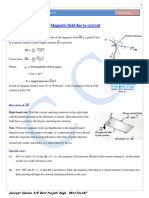 Magnetic Field Due To Current & Magnetism (CHECKPOINT) 46-56