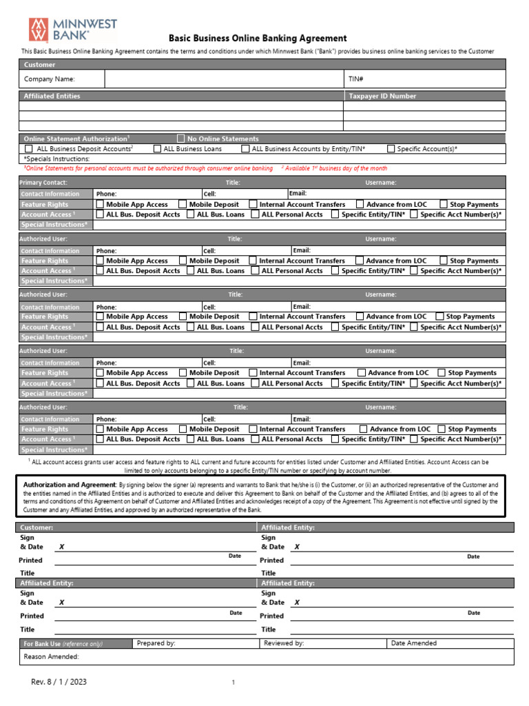 Basic business online banking pdf
