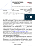 05 - Anexo V - Declaração Solicitação de Isenção