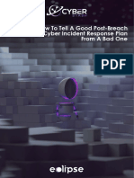 How To Tell A Good Post Breach