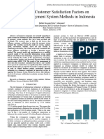 Analysis of Customer Satisfaction Factors On Ommerce Payment System Methods in Indonesia