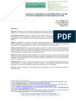 ARTIFICIAL INTELLIGENCE AND ROBOTICS AND THEIR IMPACT ON THE PERFORMANCE OF THE WORKFORCE IN THE BANKING SECTORRevista de Gestao Social e Ambiental
