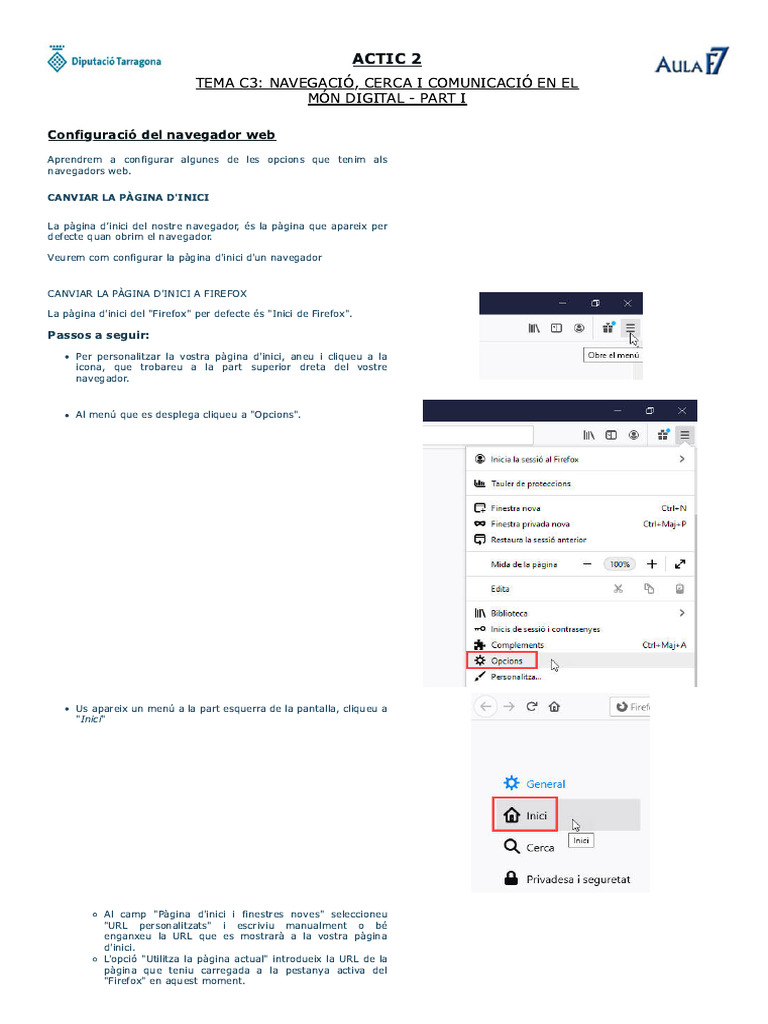 Manual del Tema 3 - Part 1 Actic mitjà | PDF