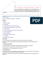 Rescisão Do Contrato de Trabalho em Decorrência Do Falecimento de Empregado - Roteiro de Procedimentos