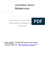 A Presentation About Modernism