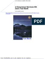 Full Download Auditing and Assurance Services 6th Edition Louwers Test Bank