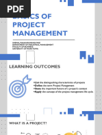 01 - Basics of Project Management - Part I