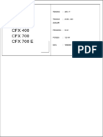 Schema Elett. CFX400-700-700E + Comunicaz. Con IFX100