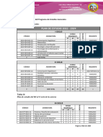 E.I Plan de Estudios