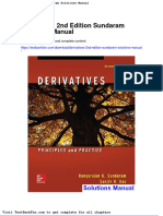 Full Download Derivatives 2nd Edition Sundaram Solutions Manual