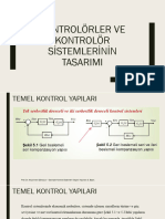 Kontrol Sistemlerinin Tasarımı