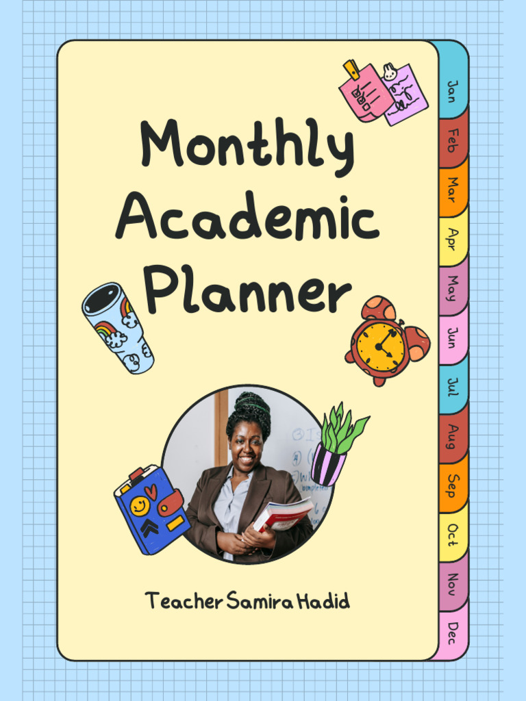 Monthly Academic Planner for Teachers | PDF