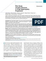 An Open-Label Pilot Study of Adrenocorticotrophic Hormone in The Treatment of IgA Nephropathy at High Risk of Progression Zand2019