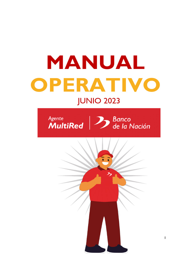 Manual Operativo Agente MultiRed | PDF | Tarjeta de débito | Visa Inc.