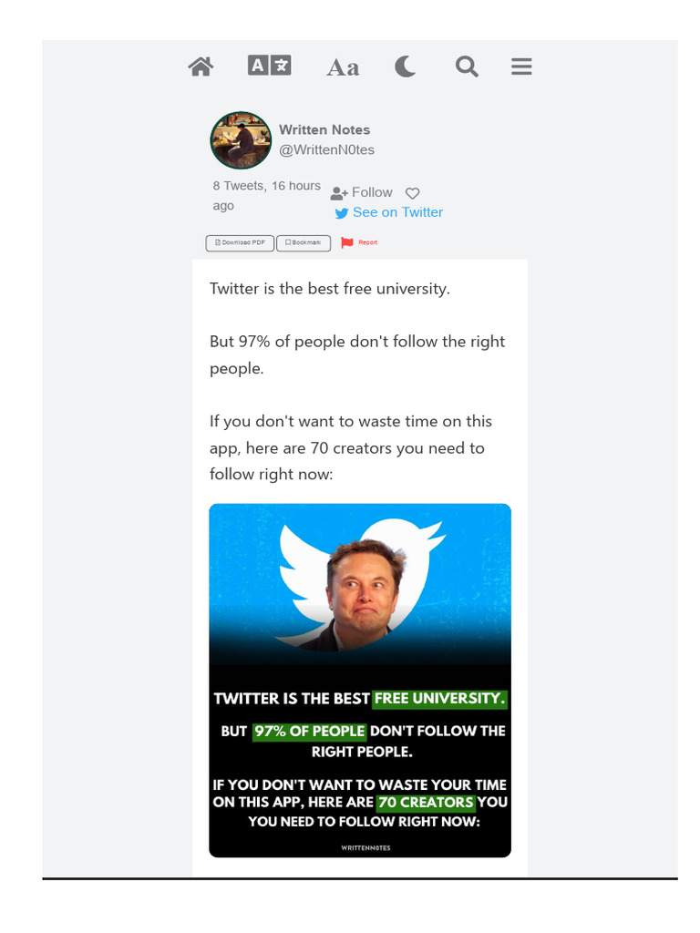 Twitter Creators List Pdf