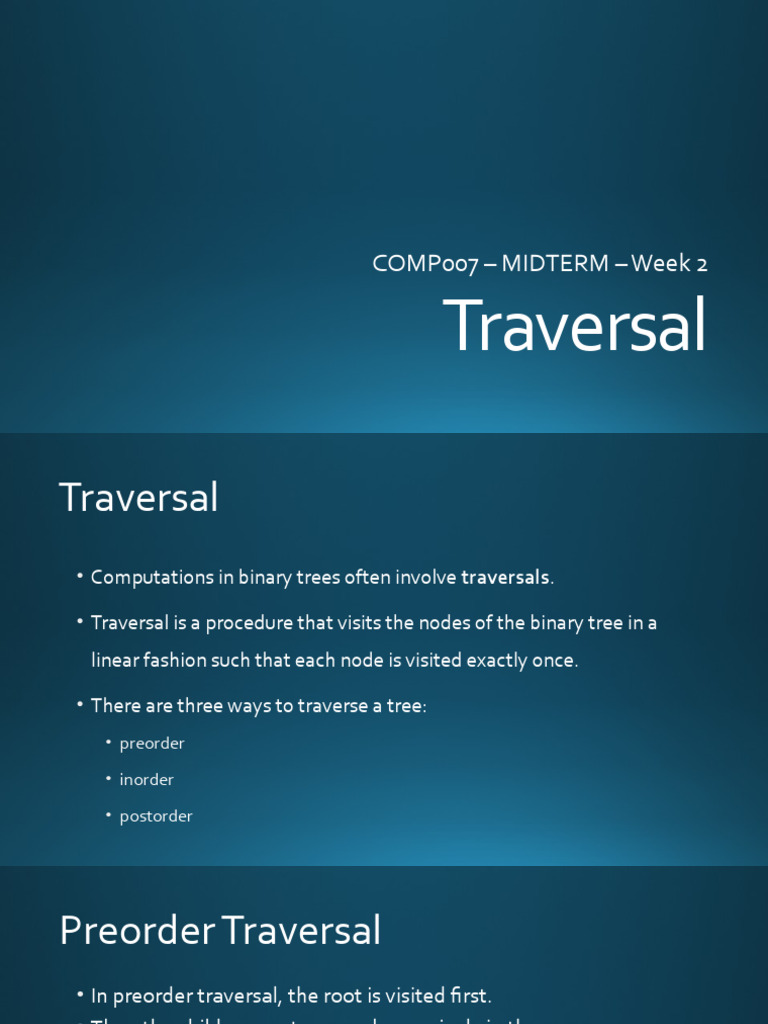 Ict006 Midterm Traversal | PDF