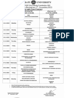 Sem 1 2023 Revised Routine For Fyugp and Fyimp