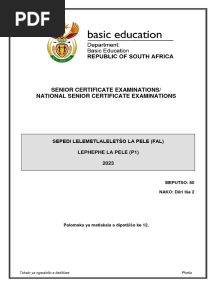 Sepedi FAL P1 May-June 2023