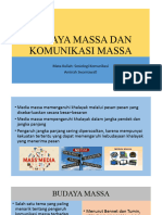 Budaya Massa Dan Komunikasi Massa