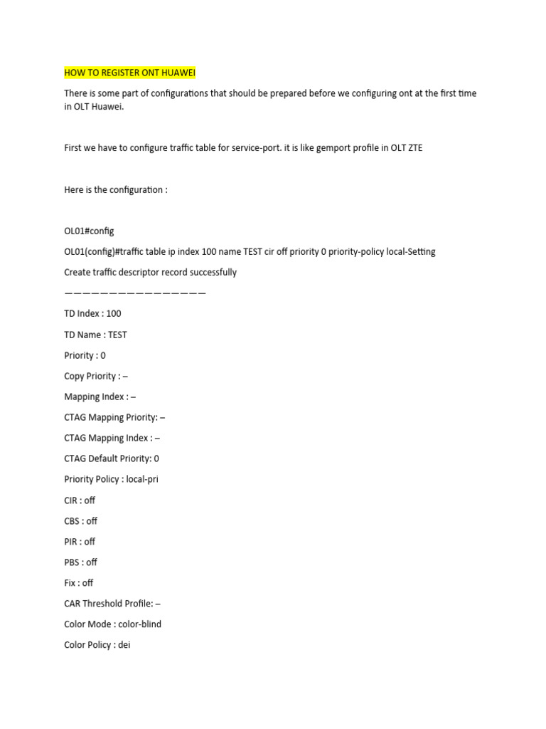 How To Register Ont Huawei Pdf Ip Address Computing