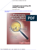Full Download Forensic Investigative Accounting 5th Edition Grumbley Test Bank