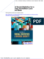 Full Download Essentials of Social Statistics For A Diverse Society 3rd Edition Leon Guerrero Test Bank