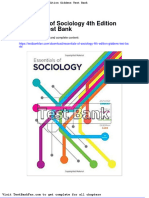 Full Download Essentials of Sociology 4th Edition Giddens Test Bank