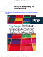 Full Download Australian Financial Accounting 7th Edition Deegan Test Bank