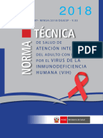 VIH EN ADULTOS MISNSA  PERU 2018