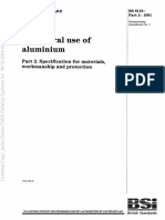 BS 8118-2-Structural use of aluminium. Specification for materials, workmanship and protection
