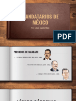 Mandatarios de México - Presentación