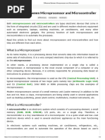 Different Between Microprocessor and Microcontroller 1