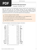 8259 PIC Microprocessor and Block Diagram