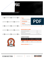 Ficha Técnica-Alambre de Púas-Bronco