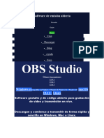 OBS Software de Emisión Abierta