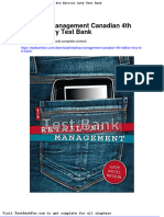 Full Download Retailing Management Canadian 4th Edition Levy Test Bank