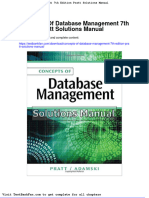 Full Download Concepts of Database Management 7th Edition Pratt Solutions Manual