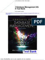 Full Download Concepts of Database Management 8th Edition Pratt Test Bank