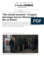 The Death Market' - Oxygen Shortage Leaves Mexicans To Die at Home - World News, The Indian Express