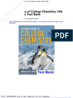 Full Download Foundations of College Chemistry 14th Edition Hein Test Bank
