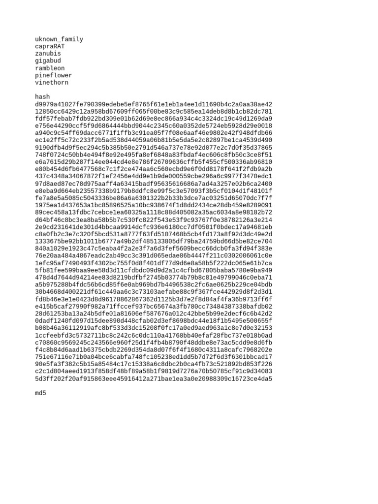 Uknown hashes coleta 02 pdf