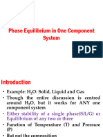 Phase Equilibrium in One Component System