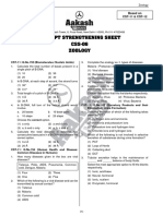 Concept Strengthening Sheet (CSS-06) Based On CST-11 & 12 - Zoology-1