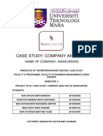 Case Study: Company Analysis: Name of Company: Inaiscarves