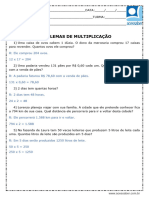 B1b1b1b1b1batividade de Matematica Problemas de Multiplicacao 2 4 Ano Respostas