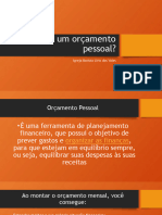 Curso Orçamento Pessoal