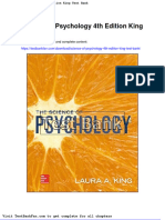 Full Download Science of Psychology 4th Edition King Test Bank