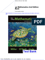Full Download Basic College Mathematics 2nd Edition Miller Test Bank