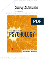 Full Download Science of Psychology An Appreciative View 4th Edition King Solutions Manual